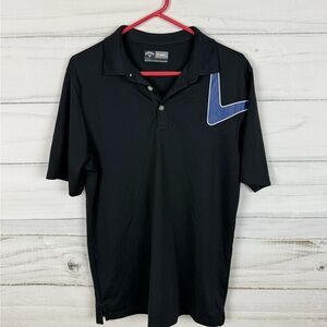 Callaway Black and Blue Polo Shirt Classic Design
